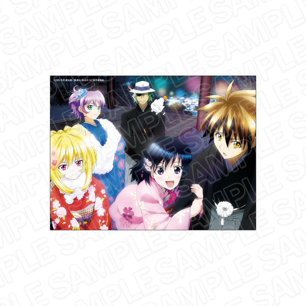 『BLACK CAT』 キャンバスプレート 集合C