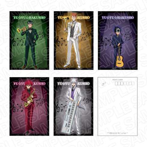 『幽☆遊☆白書』 ポストカードセット Jazz Band ver.