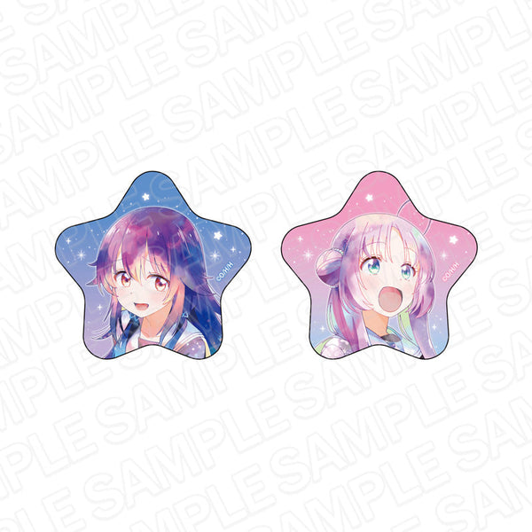 『星屑テレパス』 星型カンバッジセット PALE TONE series 小ノ星海果&明内ユウ