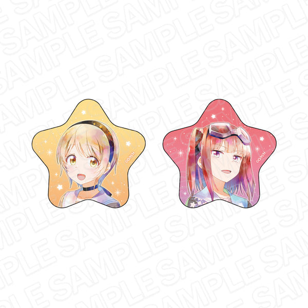 『星屑テレパス』 星型カンバッジセット PALE TONE series 宝木遥乃&雷門瞬