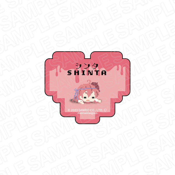 『まいまいまいごえん』 お名前アクリルバッジ シンタ