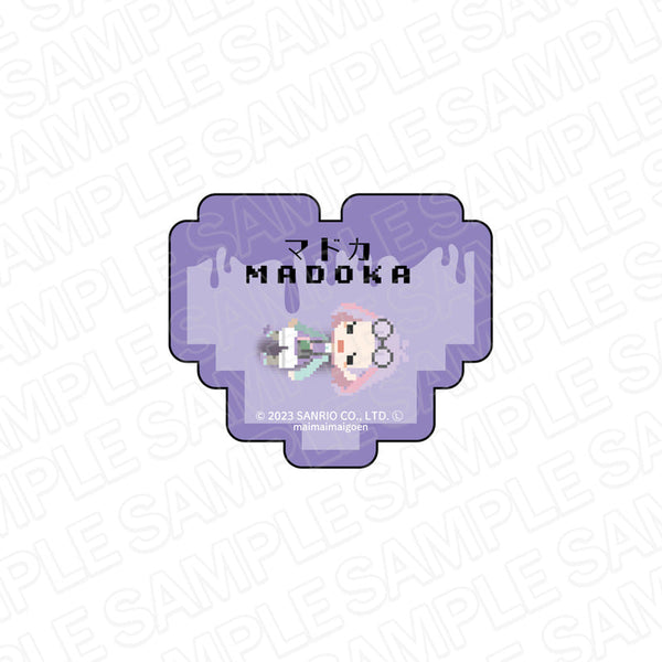 『まいまいまいごえん』 お名前アクリルバッジ マドカ