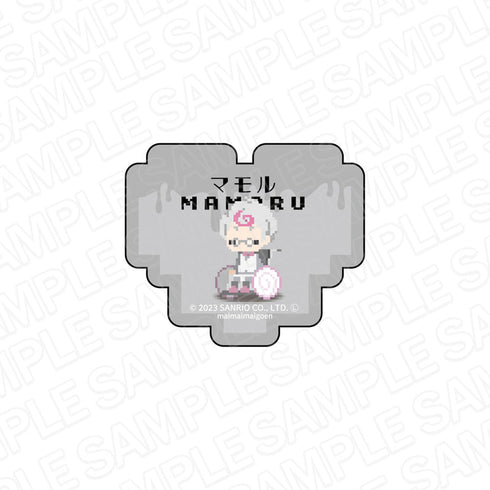 『まいまいまいごえん』 お名前アクリルバッジ マモル