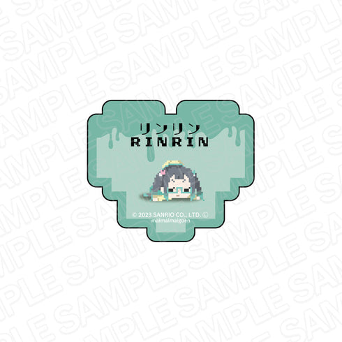 『まいまいまいごえん』 お名前アクリルバッジ リンリン