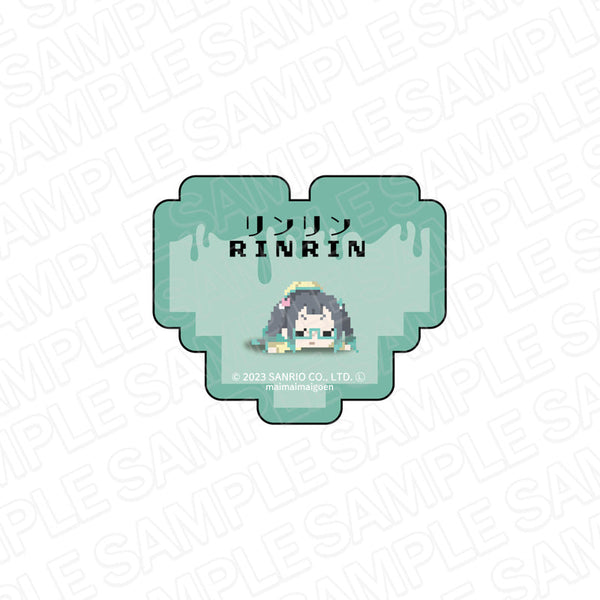 『まいまいまいごえん』 お名前アクリルバッジ リンリン