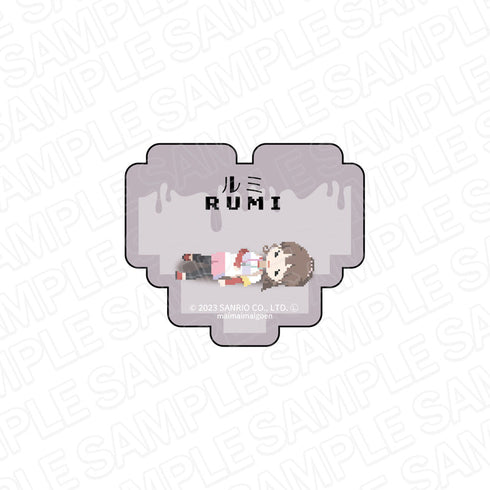 『まいまいまいごえん』 お名前アクリルバッジ ルミ先生