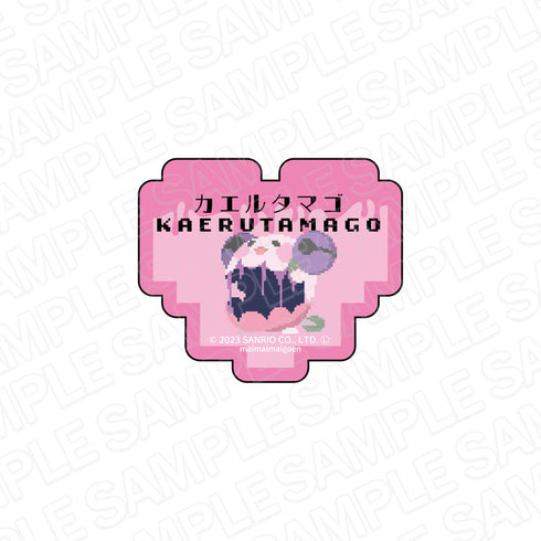 『まいまいまいごえん』 お名前アクリルバッジ カエルタマゴ