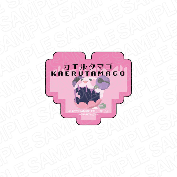 『まいまいまいごえん』 お名前アクリルバッジ カエルタマゴ