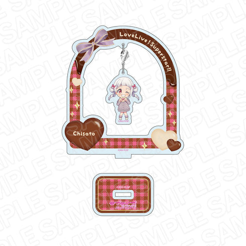 『ラブライブ!スーパースター!!』 ふらふらアクリルスタンド 嵐 千砂都 バレンタイン2024 デフォルメ ver