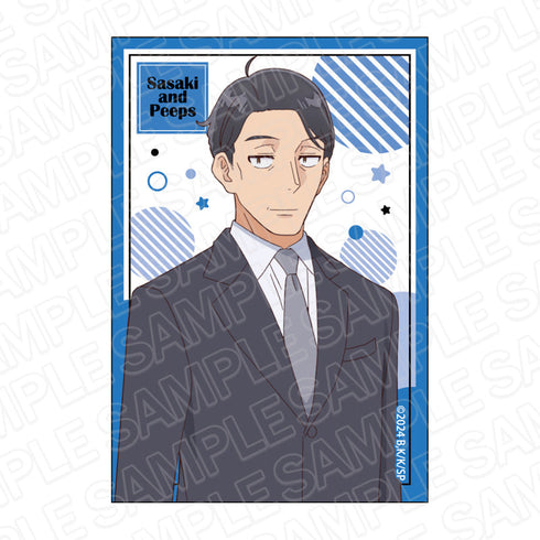 『佐々木とピーちゃん』 スクエアカンバッジ 佐々木
