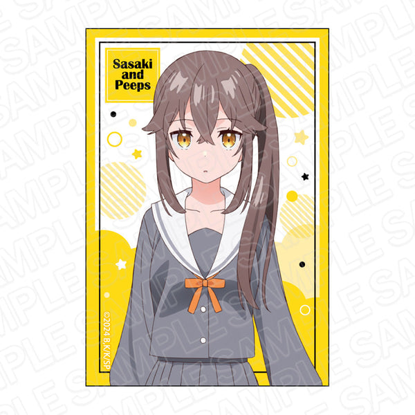 『佐々木とピーちゃん』 スクエアカンバッジ お隣さん