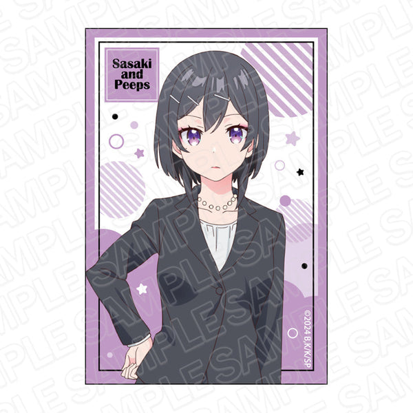 『佐々木とピーちゃん』 スクエアカンバッジ 星崎さん