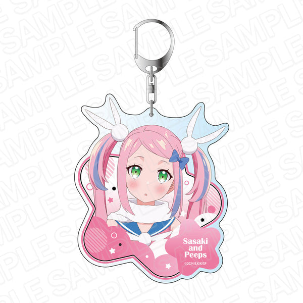 『佐々木とピーちゃん』 デカキーホルダー マジカルピンク