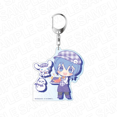 アニメ『魔入りました!入間くん』×サンリオキャラクターズ デカキーホルダー 鈴木 入間×シナモロール sweets ver.