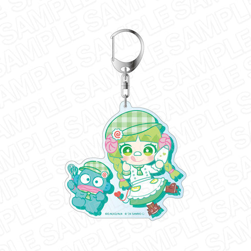 アニメ『魔入りました!入間くん』×サンリオキャラクターズ デカキーホルダー ウァラク・クララ×ハンギョドン sweets ver.