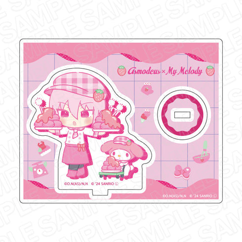 アニメ『魔入りました!入間くん』×サンリオキャラクターズ アクリルスタンド アスモデウス・アリス×マイメロディ sweets ver.
