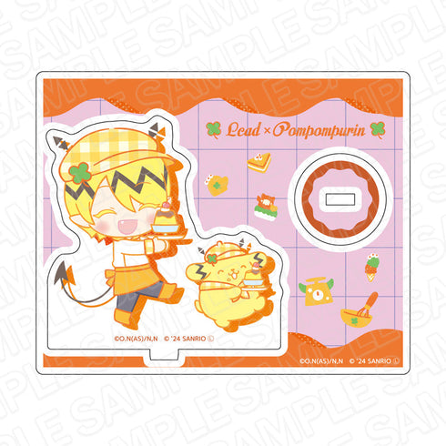アニメ『魔入りました!入間くん』×サンリオキャラクターズ アクリルスタンド シャックス・リード×ポムポムプリン sweets ver.