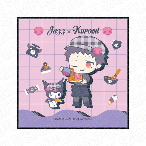 アニメ『魔入りました!入間くん』×サンリオキャラクターズ ミニタオル アンドロ・M・ジャズ×クロミ sweets ver.