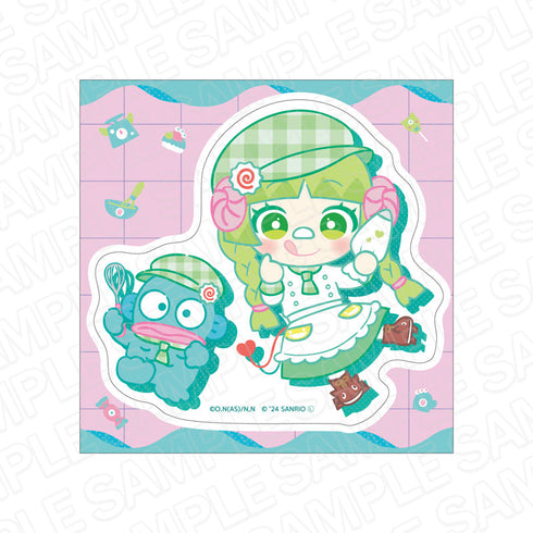 アニメ『魔入りました!入間くん』×サンリオキャラクターズ ダイカットステッカー ウァラク・クララ×ハンギョドン sweets ver.
