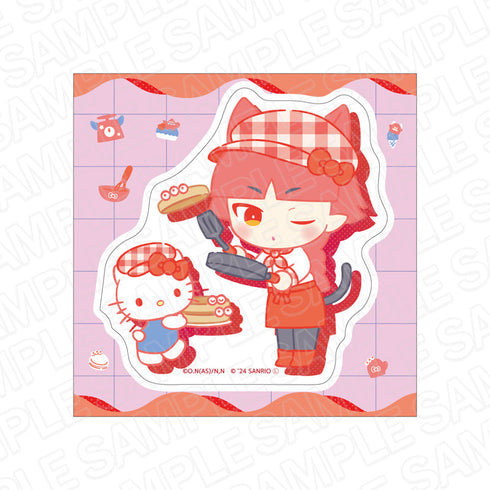 アニメ『魔入りました!入間くん』×サンリオキャラクターズ ダイカットステッカー オペラ×ハローキティ sweets ver.