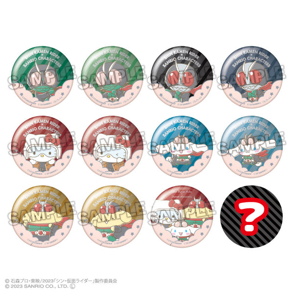 『シン・仮面ライダー×サンリオキャラクターズ』トレーディングメタル缶バッジ BOX