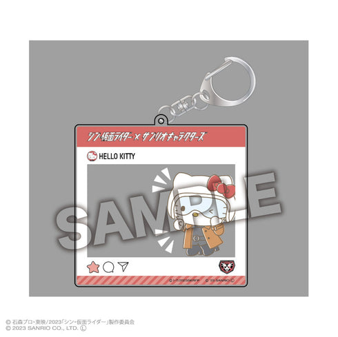 『シン・仮面ライダー×サンリオキャラクターズ』トレーディングSNS風アクリルキーホルダー (全10種) BOX