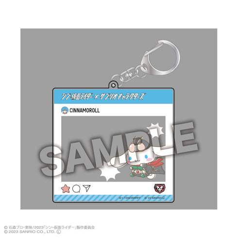 『シン・仮面ライダー×サンリオキャラクターズ』トレーディングSNS風アクリルキーホルダー (全10種) BOX