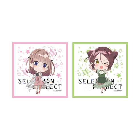 『SELECTION PROJECT』マイクロファイバーコースターセット 小泉 詩 / 山鹿 栞