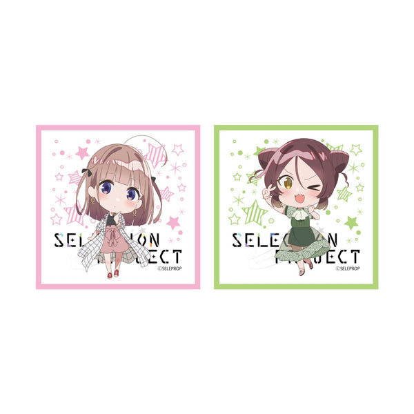 『SELECTION PROJECT』マイクロファイバーコースターセット 小泉 詩 / 山鹿 栞