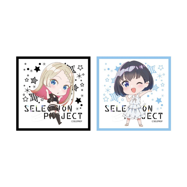 『SELECTION PROJECT』マイクロファイバーコースターセット 来栖セイラ / 天沢 灯