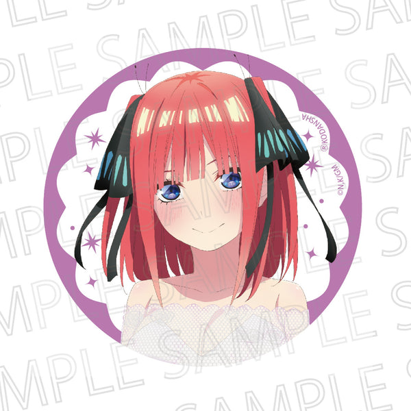 『映画 五等分の花嫁』グリッター缶バッジ 中野二乃