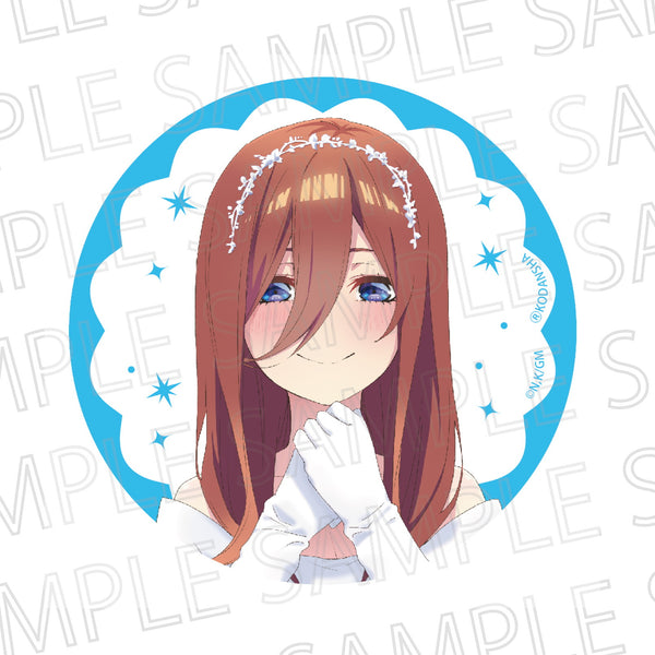 『映画 五等分の花嫁』グリッター缶バッジ 中野三玖