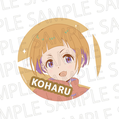 『ヤマノススメ Next Summit』グリッターカンバッジ 小春