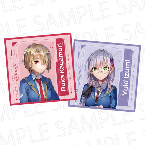 『ヘブンバーンズレッド』マイクロファイバーコースターセット 茅森月歌/和泉ユキ