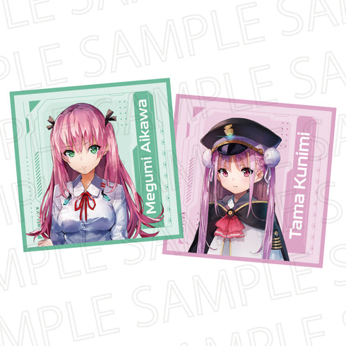 『ヘブンバーンズレッド』マイクロファイバーコースターセット 逢川めぐみ/國見タマ