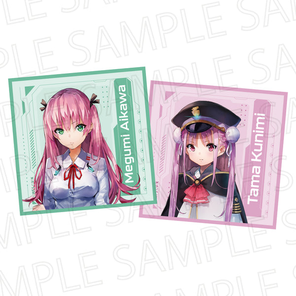 『ヘブンバーンズレッド』マイクロファイバーコースターセット 逢川めぐみ/國見タマ