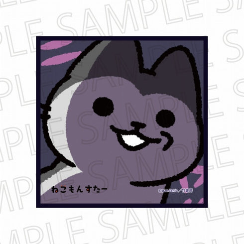 『ねこもんすたー』マイクロファイバーコースター C