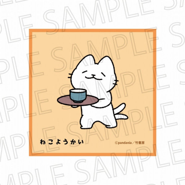 『ねこようかい』マイクロファイバーコースター D