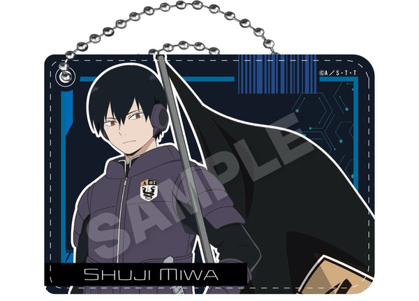 『ワールドトリガー』PUレザーパスケース 三輪秀次