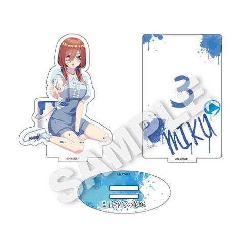 《电影 五等分的新娘》亚克力立牌 GRAFFITI GIRL 版 中野三玖