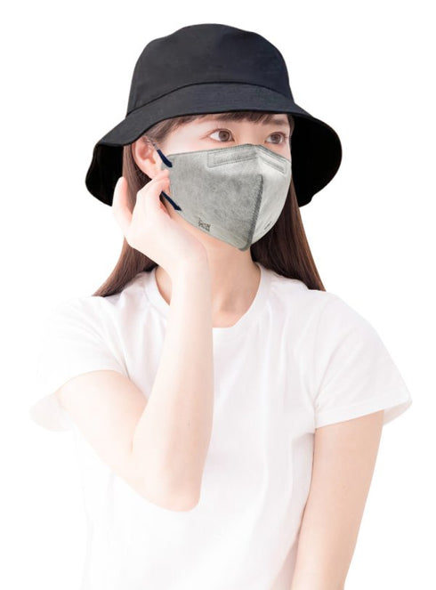 『Tiny TAN』BREATH SILVER QUINTET マスク(METAL GRAY)1pcs