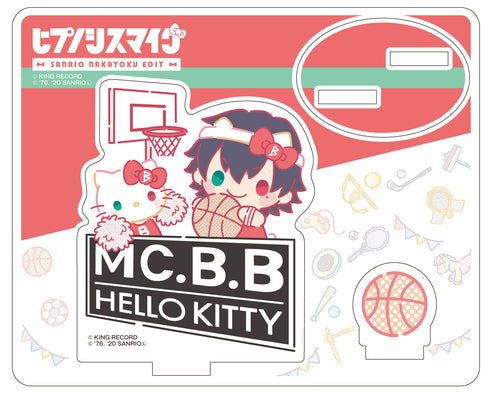 「ヒプノシスマイク SANRIO NAKAYOKU EDIT」アクリルスタンド 山田 一郎×ハローキティ スポーツ&チアver.