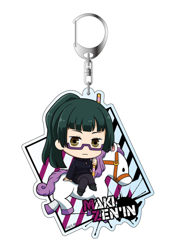 『呪術廻戦』デカキーホルダー 禪院真希 遊園地デフォルメ ver.