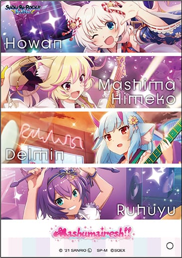 『SHOW BY ROCK!! Fes A Live』ミニアクリルアート Mashumairesh!!