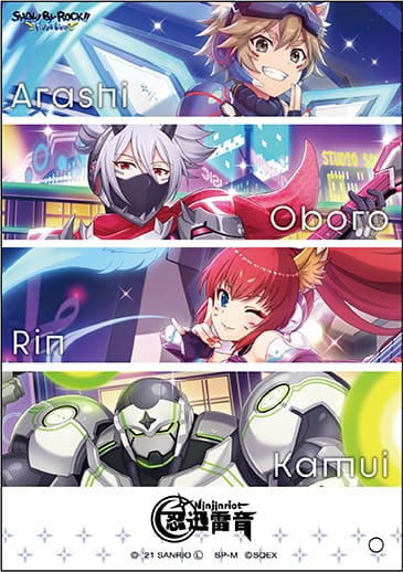 『SHOW BY ROCK!! Fes A Live』ミニアクリルアート 忍迅雷音