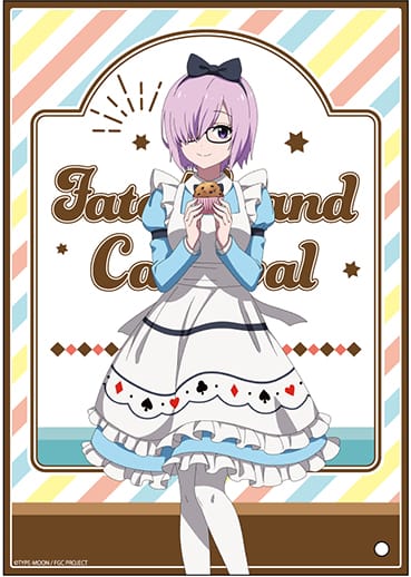 『Fate/Grand Carnival』ミニアクリルアート マシュ・キリエライト 不思議の国のアリス ver.