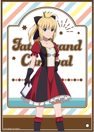 『Fate/Grand Carnival』ミニアクリルアート アルトリア・ペンドラゴン 不思議の国のアリス ver.