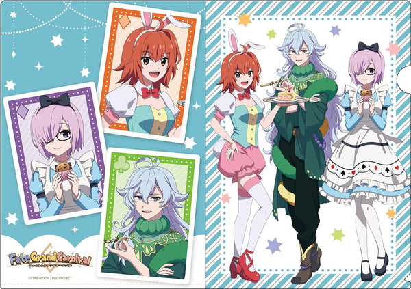 『Fate/Grand Carnival』クリアファイルセット 不思議の国のアリス ver.