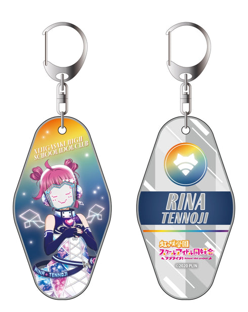 『ラブライブ!虹ヶ咲学園スクールアイドル同好会』天王寺璃奈 ルームキーホルダー アナログハート ver