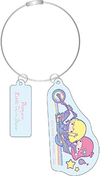 『プロメア × リトルツインスターズ』ワイヤーキーホルダー リオ&ララ コヤマシゲト描き下ろし ver.